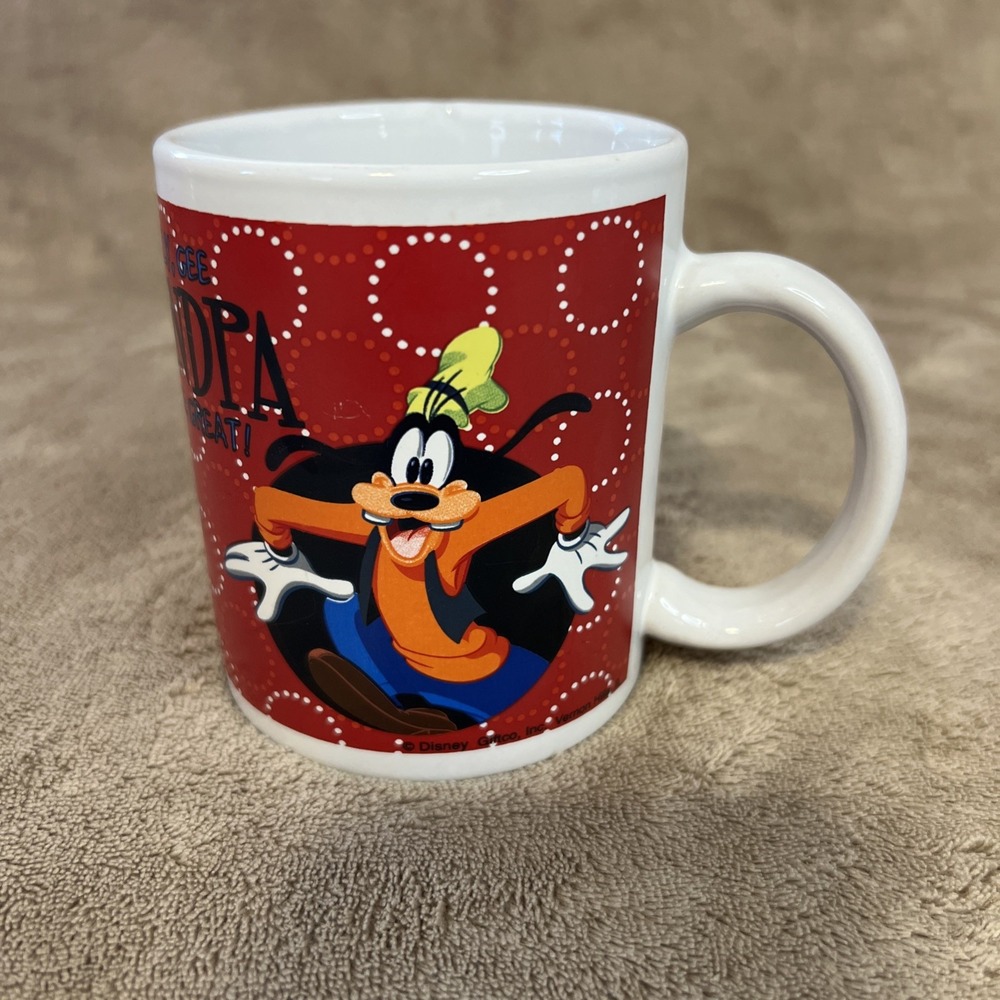 Goofy Golly, Gee Grandpa You're Great 3.75" Ceramic Mug, 12oz, Grandparents Gift